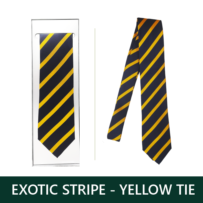 TIE EXOTIC STRIPE (YELLOW)